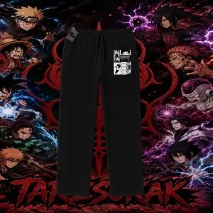 Obito uchiha Naruto Anime Karakteri Unisex Baggy Eşofman Altı Beyaz