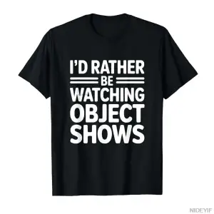 Object Shows _ Komik Object Shows Çocuk Erkek Tişörtü Erkekler Kadınlar İçin %100 Pamuklu Tiş