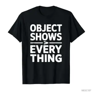 Object Shows Komik Object Shows Çocuk Erkek Tişörtü Erkekler Kadınlar için %100 Pamuklu Tişör