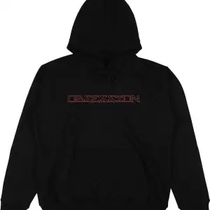 Obsession Siyah Oversize Unisex Kapüşonlu Sweatshirt Hoodie