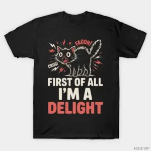 Önce Hepsiyle Birlikte Bir Eğlenceli Komik Kızgın Opossum Mizahlı Erkek Kadın Tişörtü %100 Pa