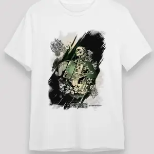 Opeth Baskılı Unisex Beyaz Tişört