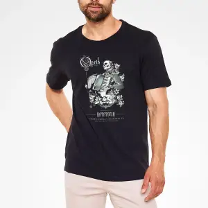 Opeth Baskılı Unisex Beyaz Tişört