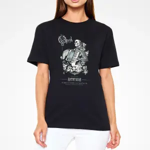 Opeth Baskılı Unisex Beyaz Tişört