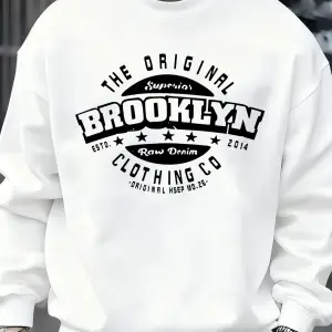 Orijinal Brooklyn Giyim Şirketi Tasarım Erkekler Kazak Sonbahar Hip Hop Kazaklar Yumuşak Tişö
