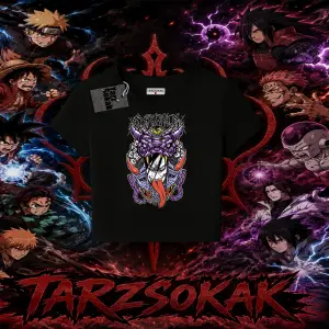 Orochimaru Naruto Anime Karakter Kadın Baby Tee Beyaz