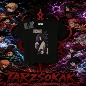 Orochimaru Naruto Anime Karakter Kadın Baby Tee Beyaz