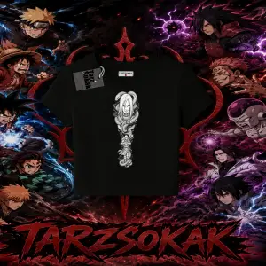 Orochimaru Naruto Anime Karakter Kadın Baby Tee Beyaz