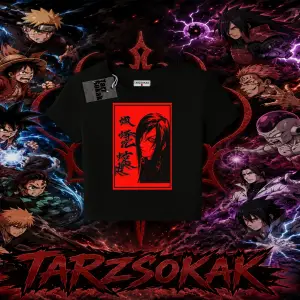 Orochimaru Naruto Anime Karakter Kadın Baby Tee Beyaz