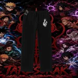 Orochimaru Naruto Anime Karakter Unisex Baggy Eşofman Altı Beyaz