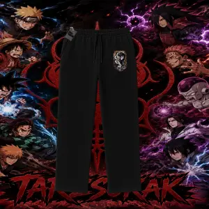 Orochimaru Naruto Anime Karakter Unisex Baggy Eşofman Altı Beyaz
