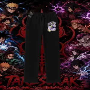 Orochimaru Naruto Anime Karakter Unisex Baggy Eşofman Altı Beyaz