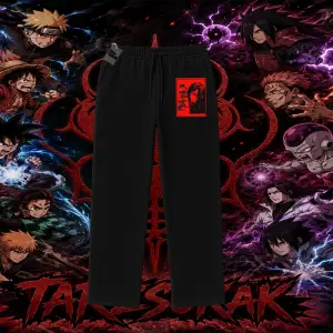 Orochimaru Naruto Anime Karakter Unisex Baggy Eşofman Altı Beyaz