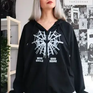 Örümcek Ağ Desire Sweatshirt Fermuarlı Hırka
