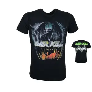 Over Kill Iron Bound Metal Band Baskılı Penye Tişört