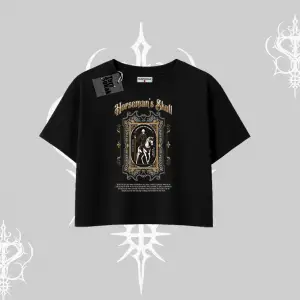 Oversize Crop Tshirt Horseman’s Skull Dark Relic Street Legacy