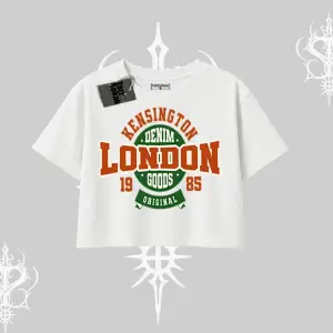 Oversize Crop Tshirt London Denim 1985