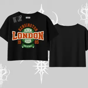 Oversize Crop Tshirt London Denim 1985