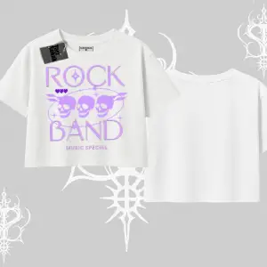 Oversize Crop Tshirt Rock Band Street Noise Culture