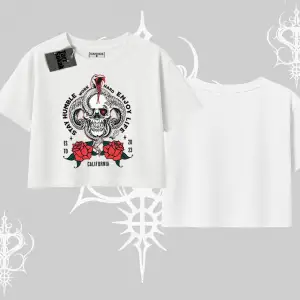 Oversize Crop Tshirt Stay Humble Work Hard Enjoy Life