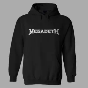 Oversize Megadeth Siyah Hoodie