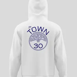 Oversize The Town Curry Kapüşönlu Hoodie Beyaz