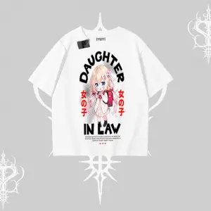 Oversize Tshirt Anime Girl Daughter In Law Baskılı