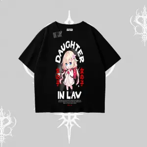 Oversize Tshirt Anime Girl Daughter In Law Baskılı