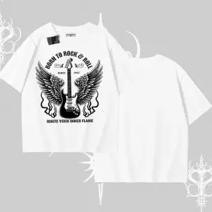 Oversize Tshirt Born to Rock Eternal Flame Legacy