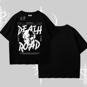 Oversize Tshirt Death Road Memento Mori Street Manifest