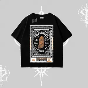 Oversize Tshirt Fossilized Skull Underground Archive