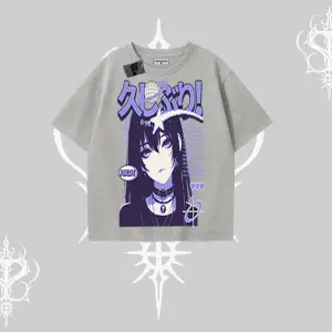 Oversize Tshirt Neo Tokyo Girl Y2K Street Anime Aesthetic