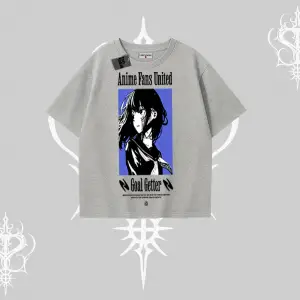 Oversize Tshirt Oversize Anime Kız Baskılı