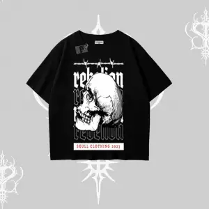 Oversize Tshirt Rebellion Skull Underground Street Legacy