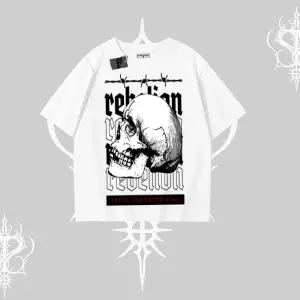 Oversize Tshirt Rebellion Skull Underground Street Legacy