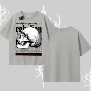 Oversize Tshirt Rebellion Skull Underground Street Legacy