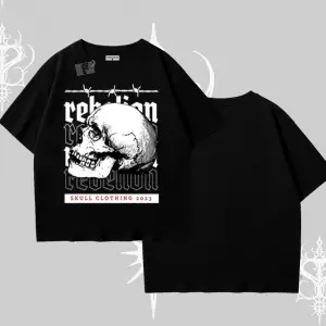 Oversize Tshirt Rebellion Skull Underground Street Legacy