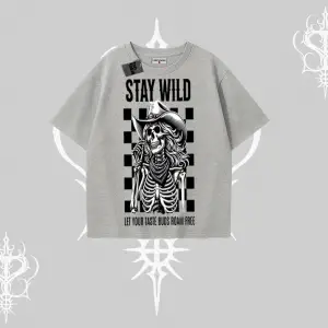 Oversize Tshirt Stay Wild Rock Spirit Urban Riot
