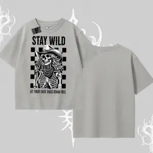 Oversize Tshirt Stay Wild Rock Spirit Urban Riot
