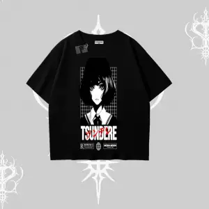 Oversize Tshirt Tsundere Anime Japanese Style Baskılı