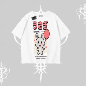 Oversize Tshirt Usagi Kawaii Cute Heart Energy