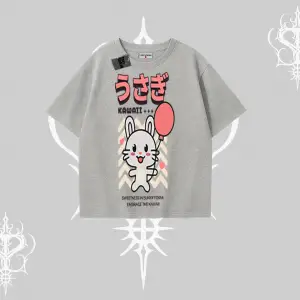 Oversize Tshirt Usagi Kawaii Cute Heart Energy