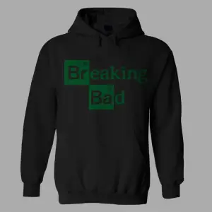 Oversize Unisex Siyah Breaking Bad Hoodie