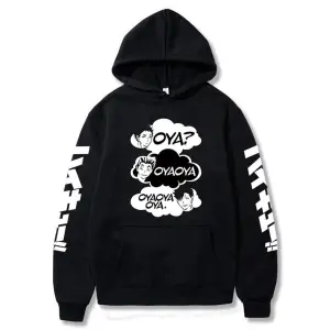 Oya Oya Haikyuu Kuroo Bokuto Shoyo Voleybol Hoodie 14687 Siyah