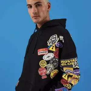 Özel Tasarım Kapüşonlu Weekend Warrıor Baskılı Kışlık Oversize Erkek Eşofman Takımı