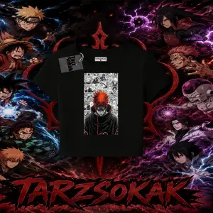 Pain nagato Naruto Anime Karakter Kadın Baby Tee Beyaz