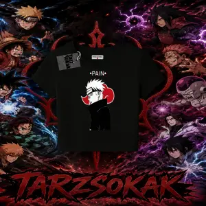 Pain nagato Naruto Anime Karakter Kadın Baby Tee Beyaz