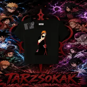 Pain nagato Naruto Anime Karakter Kadın Baby Tee Beyaz