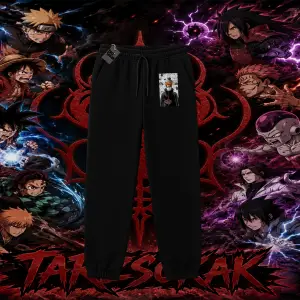 Pain nagato Naruto Anime Karakter Unisex Jogger Eşofman Altı Beyaz