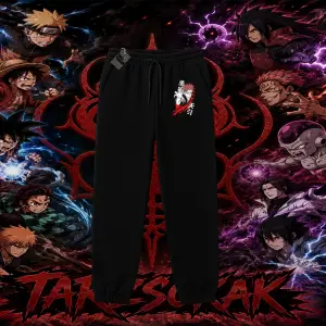 Pain nagato Naruto Anime Karakter Unisex Jogger Eşofman Altı Beyaz
